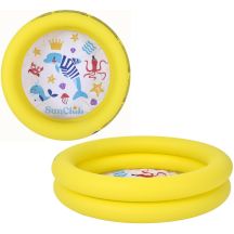 CHILDREN'S POOL 2-RING 76x20CM 57157 YELLOW