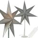 5. DECORATIVE STAR WITH LED ILLUMINATION, H: 65 CM, SILVER