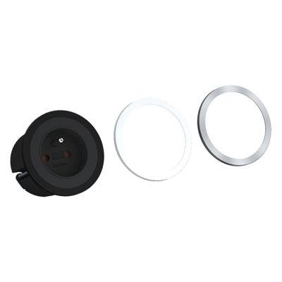 9. Bachmann 926.001 Type F Electrical Socket Black