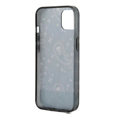 6. Guess Bandana Paisley Case for iPhone 14 / 15 / 13 6.1" - Black