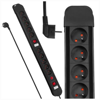 21. MACLEAN 10-OUTLET POWER STRIP 3680W MCE10