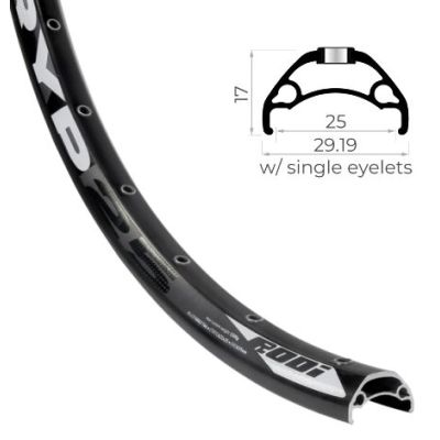 Rim RODI TRYP25 29'' 622x25 black 32 holes