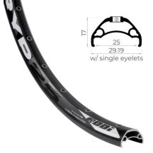 Rim RODI TRYP25 29'' 622x25 black 32 holes