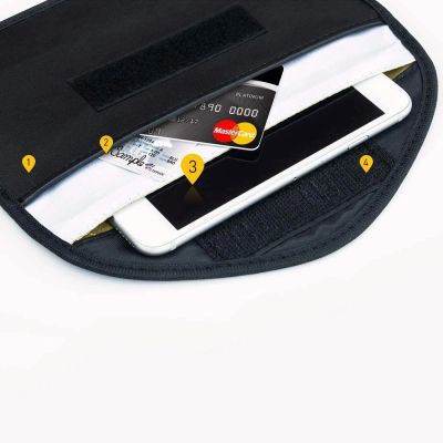 12. Anti-theft Case for Car Keys Phone Radio Blocking Faraday Box Faraday Cage 20cm x 11cm Black