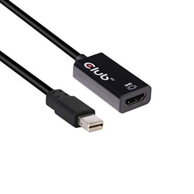 6. CLUB 3D CAC-1180 Mini DisplayPort 1.4 to HDMI 2.0b HDR Active Adapter