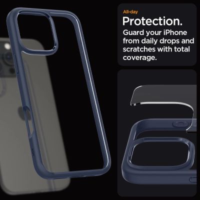 11. Spigen Ultra Hybrid iPhone 16 Pro Max Case - Blue