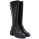 8. Women's leather ankle boots, black, Vinceza FIO27-67056