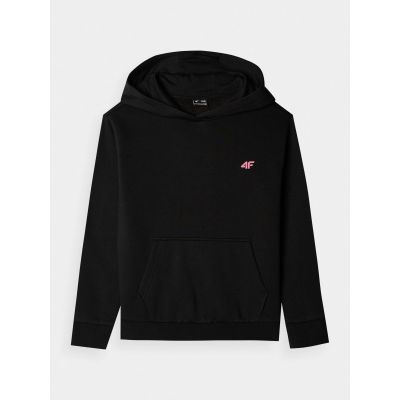 7. Girls' sweatshirt with hood, open, 4F Junior 4FJWMM00TSWSF1316-20S
