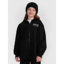 Girls' sweatshirt with a hood, 4F 4FJRAW25TSWSF2516-20S