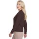 2. Skechers Go Luxe Rib Hoodie JA293-BRCT Brown L