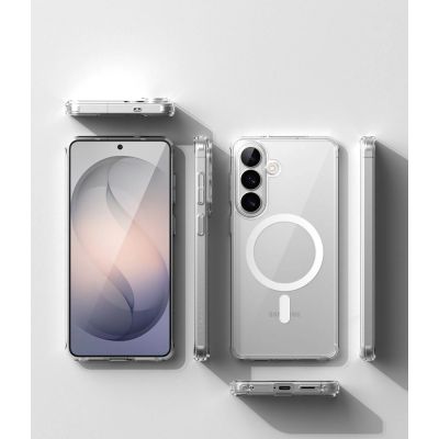 4. Ringke Fusion Magnetic MagSafe Case for Samsung Galaxy S26+ - Transparent