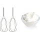 8. BOSCH MFQ 3540 hand mixer (450W; white)