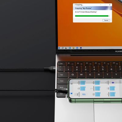 10. Baseus Flash Series II cable USB - USB Type C / Lightning / micro USB 100 W 1.2 m black (CASS030001)