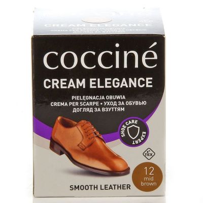 18. CREAM ELEGANCE Coccine Medium Brown Shoe Care Cream