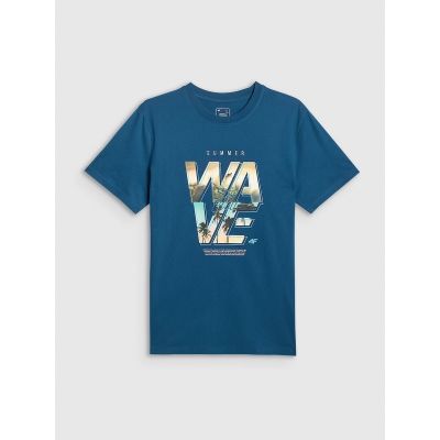 5. Men's regular printed T-shirt 4F 4FRSS26TTSHM4306-46S