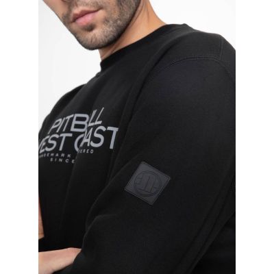 4. Pit Bull West Coast Crewneck BED 21 Men's Black Sweatshirt - 111020900