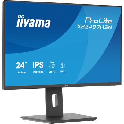 5. iiyama ProLite XB2497HSN-B1 computer monitor 60.5 cm (23.8") 1920 x 1080 px Full HD LED Black