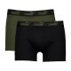 3. Puma Men's Boxer Briefs 2-Pack Khaki Black Comfortable Cotton