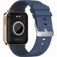 11. Smartwatch Gravity Rose Gold Navy Blue 2 Straps GT17-2