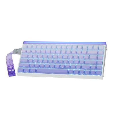 17. gasket HERO84 HE keyboard White+Purple+Gradient+LIGHT JadeKing switch RGB AULA