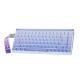 17. gasket HERO84 HE keyboard White+Purple+Gradient+LIGHT JadeKing switch RGB AULA