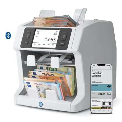 2. Safescan 2995-SC Banknote Counting Machine White