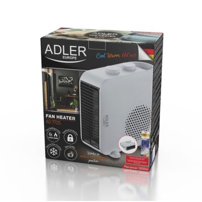 6. Fan Heater ADLER AD 7725w, White