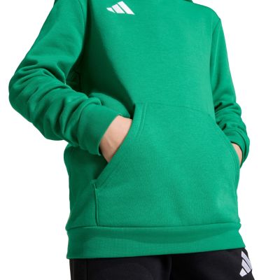 15. Adidas Entrada 26 Hoody green JZ6563 kids' sweatshirt