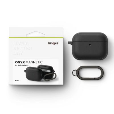 7. Ringke Onyx Magnetic MagSafe Case for AirPods Pro 3 - Black