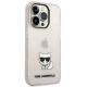 4. Karl Lagerfeld KLHCP14LCTTRI iPhone 14 Pro 6.1 "hardcase pink / pink Transparent Choupette Body