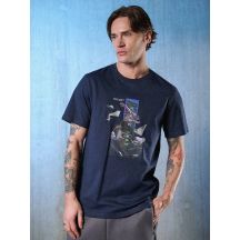 Men's regular printed T-shirt 4F 4FRSS26TTSHM3659-31S