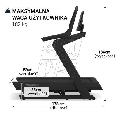 15. Nordictrack X16 NTL29225 Electric Treadmill