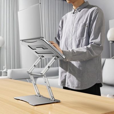 16. Wozinsky WRS-CPY75DSS Aluminum Laptop and Tablet Stand + Free Smartphone Stand - Silver