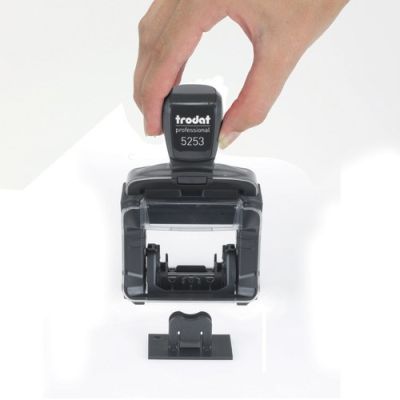 4. Trodat 5253 Typomatic Self-Inking Custom Stamp Steel