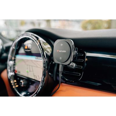 3. Verbatim Charge 'n' Drive Qi2 Smartphone Black USB Wireless Charging Fast Charging Automatic