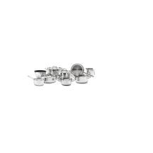 ELLE Home ECCS200414A steel cookware set, 14 pieces