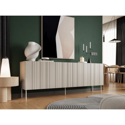 3. ISLA chest of drawers 200x40x75 cashmere matt