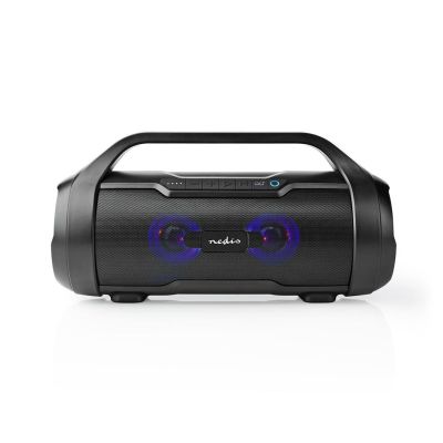 Nedis Party Boombox 60W LED Speaker [60W/ 6Std Battery/ Bluetooth/ TWS/ LED]