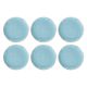 ROSE&TULIPANI CONCERTO FUSE AZZURRO Set of 6 salad plates 22 cm