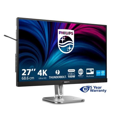 4. Philips 6000 series 27B2U6903/00 computer monitor 68.6 cm (27") 3840 x 2160 px 4K Ultra HD LED Anthracite