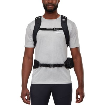 11. Mammut Lithium 20 liter backpack in black and blue