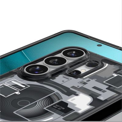 7. Spigen Ultra Hybrid Mag MagSafe Case for Samsung Galaxy S26 Ultra Zero One - Clear Black