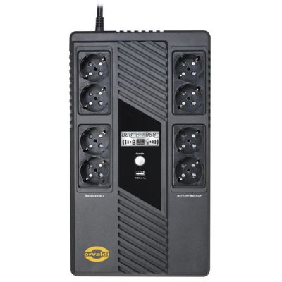 2. Orvaldi VAM-1000 UPS Line-interactive technology 1000 kVA 600 W 8 x mains sockets