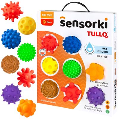 3. TULLO Sensory Balls Sensory Balls without holes, 8 pcs.
