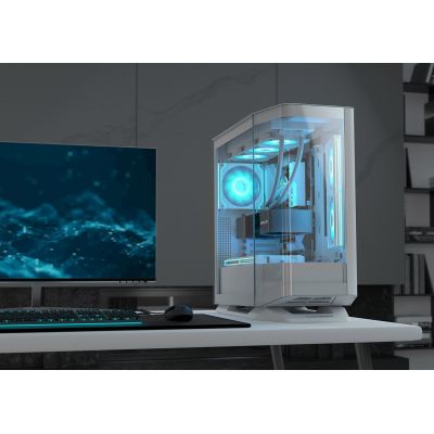 22. COUGAR FV270 ARGB Midi-Tower Case, White