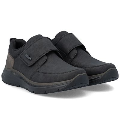 12. Rieker B1854-00 men's comfortable black Velcro shoes
