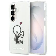 Karl Lagerfeld IML Karl&Choupette MagSafe Case for Samsung Galaxy S26 - Transparent