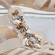 34. Comfortable Rieker W RKR680 beige sandals