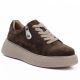 6. Women's leather suede platform shoes brown Jezzi 26PB18-566