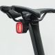 2. Rockbros Q2S LED Rear Bike Light with Smart Stop System + USB-C - USB-A Cable - Black